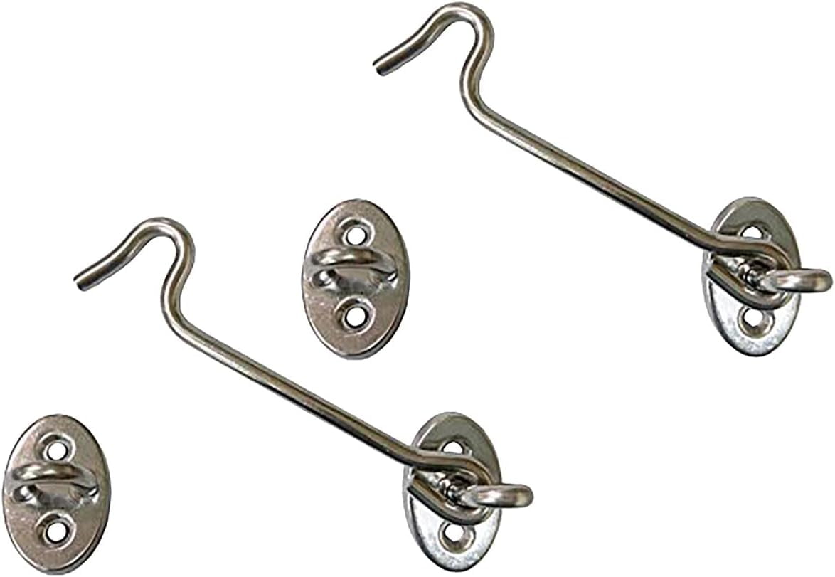 Reversible Hook 304 Stainless Steel 360 Degree Swivel Cabin Hook Latch