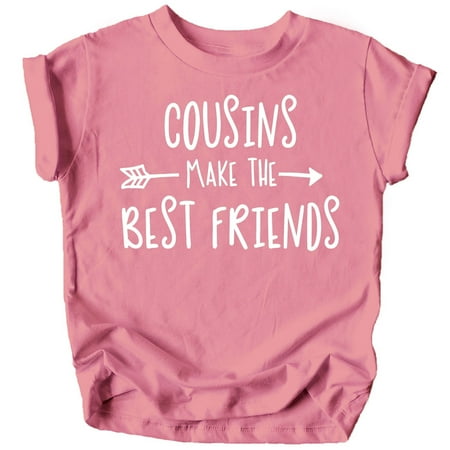 Cousins Make The Best Friend T-Shirt for Baby and Toddler Girls Fun Family Outfits Mauve Shirt
Cousins Make The Best Friend T-Shirt for Baby and Toddler Girls Fun Family Outfits Mauve Shirt