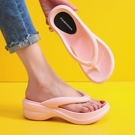 QWZNDZGR Thick Sole Non-slip Women Beach Flip Flops White Clip Toe Wedges Sandals Woman Summer 2022 EVA Chunky Platform Outdoor Slippers
QWZNDZGR Thick Sole Non-slip Women Beach Flip Flops White Clip Toe Wedges Sandals Woman Summer 2022 EVA Chunky Platform Outdoor Slippers