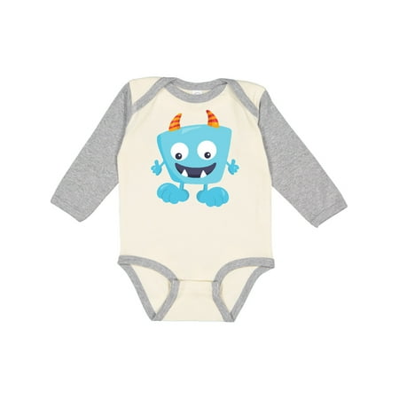 Inktastic Cute Monster Little Monster Blue Monster Horns Gift Baby Boy or Baby Girl Long Sleeve Bodysuit
Inktastic Cute Monster Little Monster Blue Monster Horns Gift Baby Boy or Baby Girl Long Sleeve Bodysuit