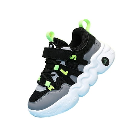 Woobling Kids Sneakers Breathable Athletic Shoes Comfort Running Shoe Walking Trainers Lightweight Sport Fashion Black Green 11C
Woobling Kids Sneakers Breathable Athletic Shoes Comfort Running Shoe Walking Trainers Lightweight Sport Fashion Black Green 11C