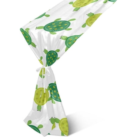 Hyjoy Table Runner Cute Turtle Design Machine Washable Non-Slip Farmhouse Table Runners for Dinner Party Holidays Home Decor 13 x 90 Inch 
Hyjoy Table Runner Cute Turtle Design Machine Washable Non-Slip Farmhouse Table Runners for Dinner Party Holidays Home Decor 13 x 90 Inch