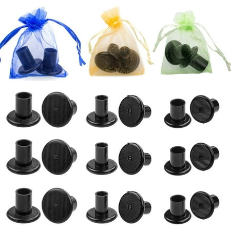 15 Pairs Heel Stoppers Black High Heel Protectors Heel Repair Caps Covers for Shoes Small/Middle/Large - Perfect for Grass Weddings Outdoor Events (Black)
15 Pairs Heel Stoppers Black High Heel Protectors Heel Repair Caps Covers for Shoes Small/Middle/Large - Perfect for Grass Weddings Outdoor Events (Black)