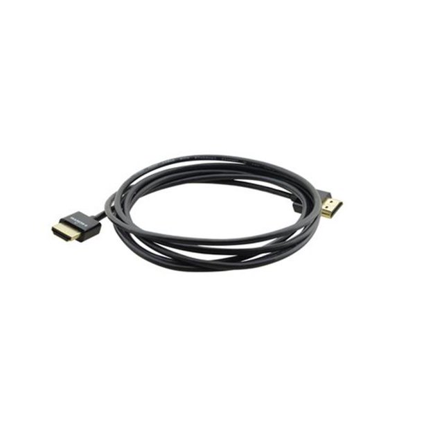Ultra-Slim High-Speed Flexible HDMI M to HDMI M Cable with Ethernet, Black - 3 ft.