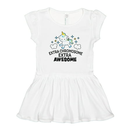 Inktastic Extra Chromosome Extra Awesome with Unicorn Girls Toddler Dress
Inktastic Extra Chromosome Extra Awesome with Unicorn Girls Toddler Dress