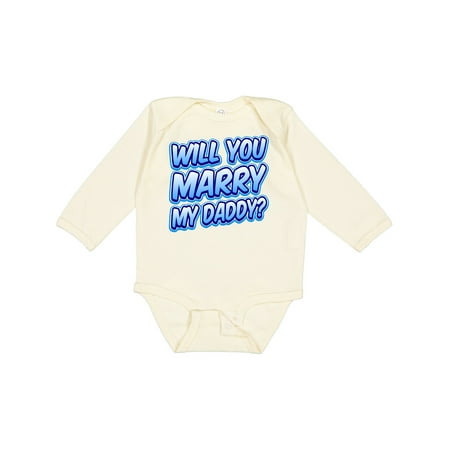Inktastic Will You Marry My Daddy (blue) Gift Baby Boy or Baby Girl Long Sleeve Bodysuit
Inktastic Will You Marry My Daddy (blue) Gift Baby Boy or Baby Girl Long Sleeve Bodysuit