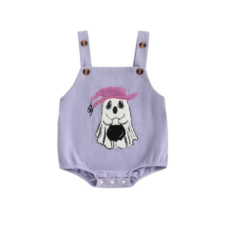 Woshilaocai Baby Boys Girls Halloween Rompers Fall Sleeveless Embroidery Overalls
Woshilaocai Baby Boys Girls Halloween Rompers Fall Sleeveless Embroidery Overalls