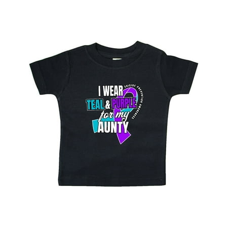 Inktastic Suicide Prevention I Wear Teal and Purple for My Aunty Gift Baby Boy or Baby Girl T-Shirt
Inktastic Suicide Prevention I Wear Teal and Purple for My Aunty Gift Baby Boy or Baby Girl T-Shirt