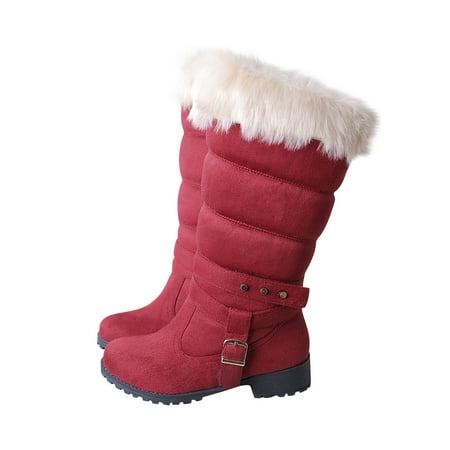 BELLZELY Wide Width Women Shoes Clearance Thickened Cotton Belt Buckle Low Heeled Round Toe Solid Color Mid Length Snow Boots
BELLZELY Wide Width Women Shoes Clearance Thickened Cotton Belt Buckle Low Heeled Round Toe Solid Color Mid Length Snow Boots