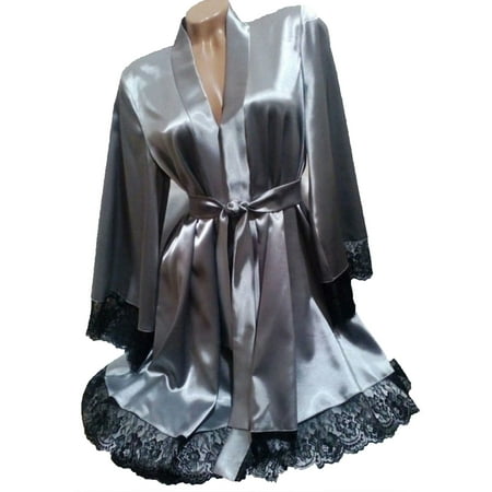 suanret Women Satin Robe Kimono Night Gown Wedding Bridesmaid Robes Sleepwear Bathrobe
suanret Women Satin Robe Kimono Night Gown Wedding Bridesmaid Robes Sleepwear Bathrobe