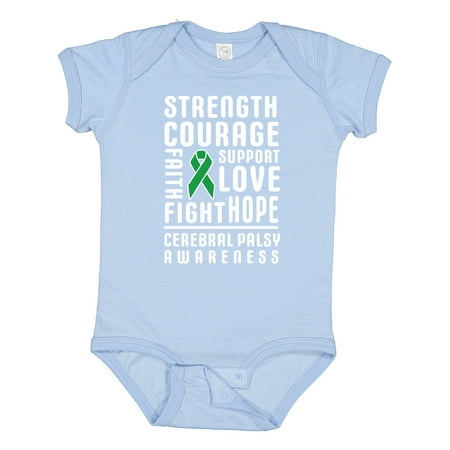 Inktastic Cerebral Palsy Awareness Strength Support and Courage Gift Baby Boy or Baby Girl Bodysuit
Inktastic Cerebral Palsy Awareness Strength Support and Courage Gift Baby Boy or Baby Girl Bodysuit