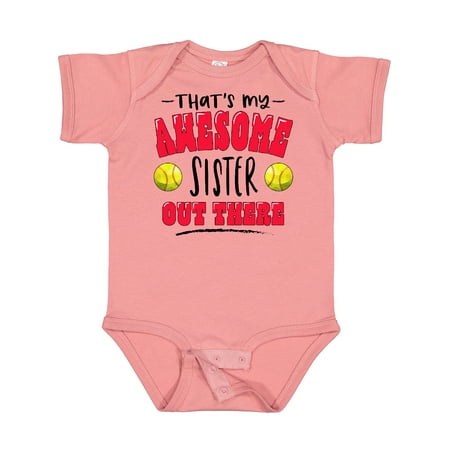 Inktastic That s My Awesome Sister out There with Softballs Gift Baby Boy or Baby Girl Bodysuit
Inktastic That s My Awesome Sister out There with Softballs Gift Baby Boy or Baby Girl Bodysuit