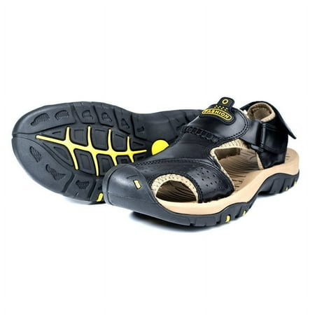 Men s Beach Sandals Outdoor Sports Hiking Shoes Closed Toe Leather Athletic Sandals for Water Beach Boat Fishing
Men s Beach Sandals Outdoor Sports Hiking Shoes Closed Toe Leather Athletic Sandals for Water Beach Boat Fishing