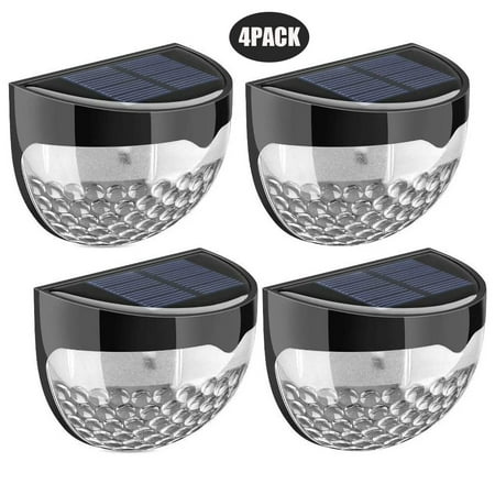 4 Pcs Solar Fence Lights Decorative Lights LED Garden Lights Waterproof Solar Lights Wireless Outdoor Lights for Patio Fence Yard Garden Garage Stairway Gate Wall
4 Pcs Solar Fence Lights Decorative Lights LED Garden Lights Waterproof Solar Lights Wireless Outdoor Lights for Patio Fence Yard Garden Garage Stairway Gate Wall