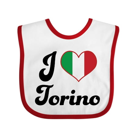 Inktastic Torino Italy Tourin Vacation Gift Baby Boy or Baby Girl Bib