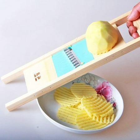 Solid Wood Potato Grid Slicer Potato Net Flower Vegetable Slicer Corrugated Chopper Cutter Wave knife Potato Grid Slicer Chipper
Solid Wood Potato Grid Slicer Potato Net Flower Vegetable Slicer Corrugated Chopper Cutter Wave knife Potato Grid Slicer Chipper