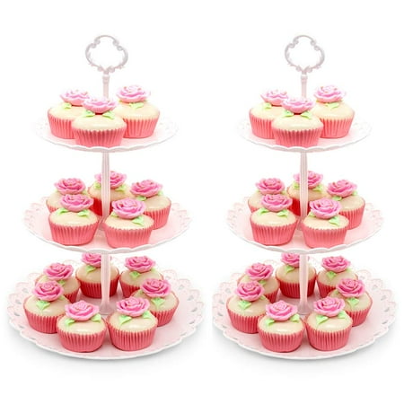 IMILLET Cupcake Stand/Holder Plastic Dessert Stand White Cake Stand 3 Tiered Serving Stand Display S
IMILLET Cupcake Stand/Holder Plastic Dessert Stand White Cake Stand 3 Tiered Serving Stand Display S