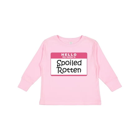 Inktastic Spoiled Rotten Name Tag Boys or Girls Long Sleeve Toddler T-Shirt
Inktastic Spoiled Rotten Name Tag Boys or Girls Long Sleeve Toddler T-Shirt