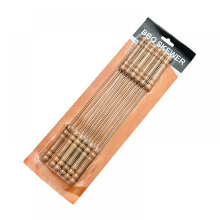 Knowza 12pcs Stainless Steel Barbecue Stick With Wooden Handle 30cm Round Stick With Gourd Wooden Handle Twisted Metal
Knowza 12pcs Stainless Steel Barbecue Stick With Wooden Handle 30cm Round Stick With Gourd Wooden Handle Twisted Metal