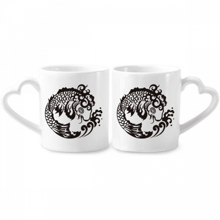 Fish Animal Chinese Japanese Water Couple Porcelain Mug Set Cerac Lover Cup Heart Handle
Fish Animal Chinese Japanese Water Couple Porcelain Mug Set Cerac Lover Cup Heart Handle