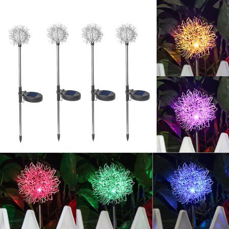 4PCS LED Solar Garden Decorative Lights Lawn Ground Lights Solar Dandelion Garden Lights(Silver)
4PCS LED Solar Garden Decorative Lights Lawn Ground Lights Solar Dandelion Garden Lights(Silver)