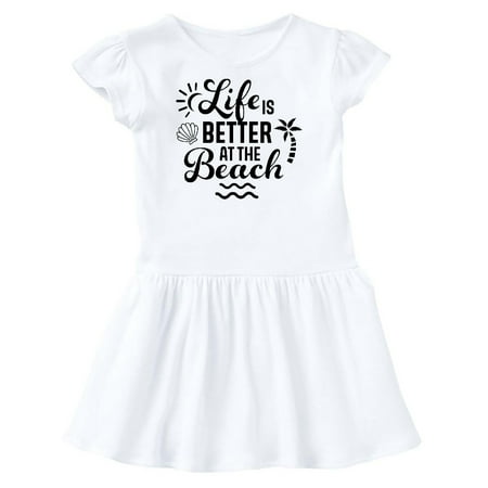 Inktastic Life is Better at The Beach with Sunshine Seashell and Palm Trees Gift Toddler Girl Dress
Inktastic Life is Better at The Beach with Sunshine Seashell and Palm Trees Gift Toddler Girl Dress