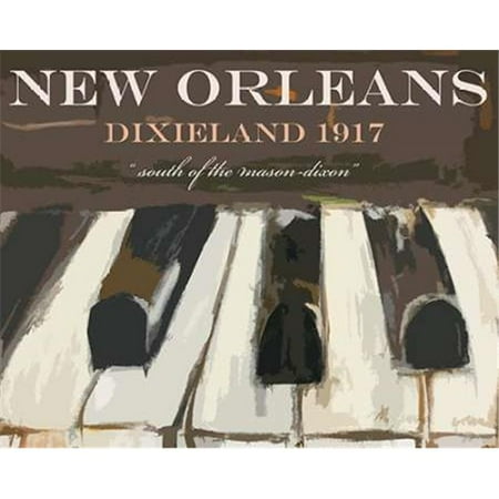 Tangletown Fine Art Dixieland by Melissa Lyons Poster Frame - 16 x 20 x 1.5 in.