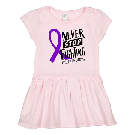 Inktastic Never Stop Fighting Epilepsy Awareness Purple Ribbon Gift Toddler Girl Dress
Inktastic Never Stop Fighting Epilepsy Awareness Purple Ribbon Gift Toddler Girl Dress