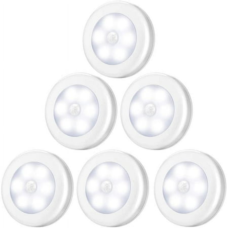 LED Closet/Cabinet Lighting 6 Night Lights Wardrobe Lights with Magnetic Base LED Motion Sensor Lighting Used for Kitchen Staircase Showcases White and White Lights
LED Closet/Cabinet Lighting 6 Night Lights Wardrobe Lights with Magnetic Base LED Motion Sensor Lighting Used for Kitchen Staircase Showcases White and White Lights