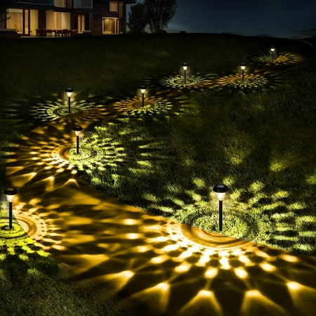 Ultra Bright Solar Lights Outdoor Waterproof 8 Pack 100% Faster Charge Solar Lights for Outside with Vibrant Mandala Pattern Solar Pathway Garden Lights Up to 12H Auto On/Off
Ultra Bright Solar Lights Outdoor Waterproof 8 Pack 100% Faster Charge Solar Lights for Outside with Vibrant Mandala Pattern Solar Pathway Garden Lights Up to 12H Auto On/Off