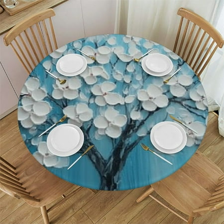 Orinice White Flowers Round Tablecloth Stain-Resistant 100% Polyester Washable for Indoor Outdoor Dining Wedding Party Decor 31 -35
Orinice White Flowers Round Tablecloth Stain-Resistant 100% Polyester Washable for Indoor Outdoor Dining Wedding Party Decor 31 -35