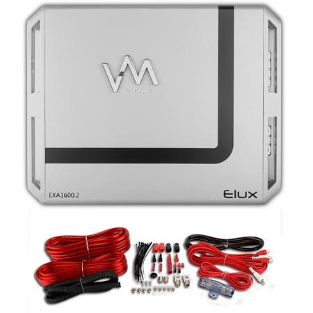 New VM Audio EXA1600.2 1600W 2 Channel Car Amplifier + 4 Gauge Red Wiring Kit New VM Audio EXA1600.2 1600W 2 Channel Car Amplifier + 4 Gauge Red Wiring Kit