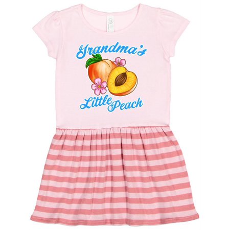 Inktastic Grandmas Little Peach Gift Toddler Girl Dress