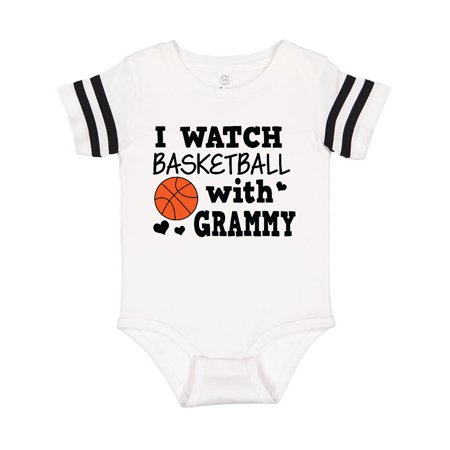 Inktastic I Watch Basketball with Grammy Gift Baby Boy Bodysuit