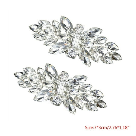 JUNTEX Rhinestone Shoe Buckle full Crystal Shoe Clips Accessories Fashion Bridal Wedding Shoes Decoration DIY Wedding Shoes
JUNTEX Rhinestone Shoe Buckle full Crystal Shoe Clips Accessories Fashion Bridal Wedding Shoes Decoration DIY Wedding Shoes