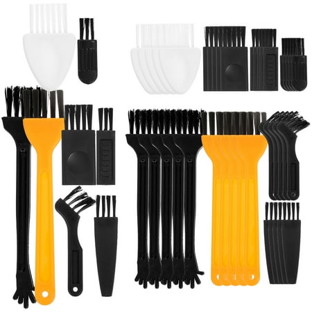 NUOLUX 48Pcs Hair Clipper Brushes Gap Cleaning Brushes Small Razor Brushes Razor Accessory