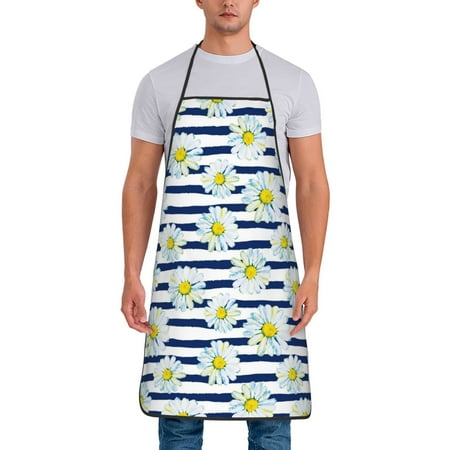 Lukts Daisy Striped Nautical Print Unisex Tie-Up Aprons Bibs for Chef Kitchen Grill Beverage Shop 
Lukts Daisy Striped Nautical Print Unisex Tie-Up Aprons Bibs for Chef Kitchen Grill Beverage Shop