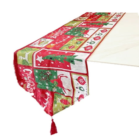 Christmas Table Runner– Christmas Table Decoration for Christmas Dinner Party Supplies
Christmas Table Runner– Christmas Table Decoration for Christmas Dinner Party Supplies