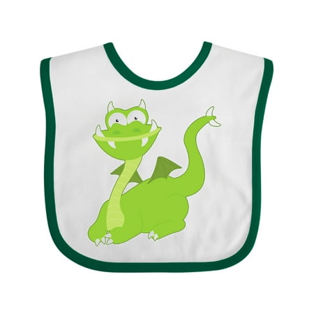 Inktastic Green Dragon Gift Baby Boy or Baby Girl Bib