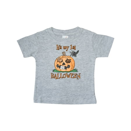 Inktastic It s My 1st Halloween Kittens in a Pumpkin Gift Baby Boy or Baby Girl T-Shirt
Inktastic It s My 1st Halloween Kittens in a Pumpkin Gift Baby Boy or Baby Girl T-Shirt