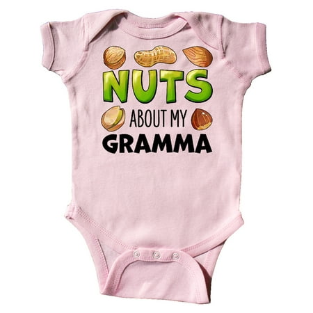 Inktastic Nuts About My Gramma Peanut Almond Pistachio Gift Baby Boy or Baby Girl Bodysuit
Inktastic Nuts About My Gramma Peanut Almond Pistachio Gift Baby Boy or Baby Girl Bodysuit