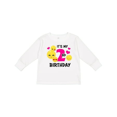 Inktastic Its My 2nd Birthday with Smiling Emoticons Gift Toddler Toddler Girl Long Sleeve T-Shirt
Inktastic Its My 2nd Birthday with Smiling Emoticons Gift Toddler Toddler Girl Long Sleeve T-Shirt