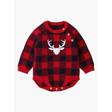 Christmas Baby Boy Girl Plaid Knitted Casual Jumpsuit Sweater Outfit Autumn Winter Clothes
Christmas Baby Boy Girl Plaid Knitted Casual Jumpsuit Sweater Outfit Autumn Winter Clothes