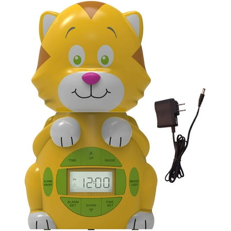 Big Red Rooster Cat Projection Alarm Clock