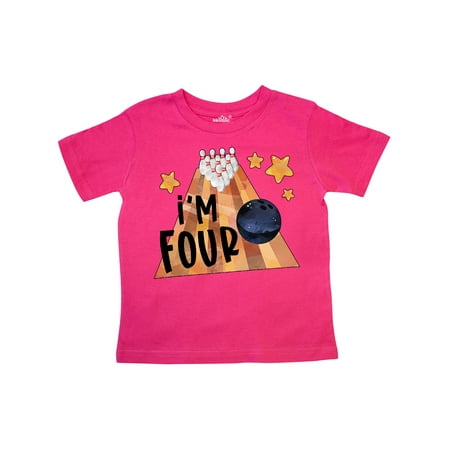 Inktastic I m Four Bowling Ball and Pins 4th Birthday Gift Toddler Boy or Toddler Girl T-Shirt
Inktastic I m Four Bowling Ball and Pins 4th Birthday Gift Toddler Boy or Toddler Girl T-Shirt