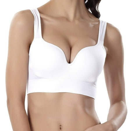 Aayomet Sports Bras Women s Seamless Sleep Sports Bra With No Steel Ring Thin And Shockproof Yoga Gathered U Back Bra White 3XL
Aayomet Sports Bras Women s Seamless Sleep Sports Bra With No Steel Ring Thin And Shockproof Yoga Gathered U Back Bra White 3XL
