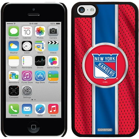 New York Rangers Jersey Stripe Design on iPhone 5c Thinshield Snap-On Case by Coveroo