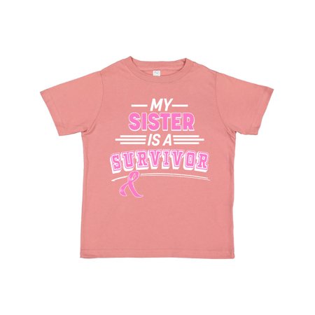 Inktastic My Sister is a Survivor Breast Cancer Awareness Gift Toddler Boy or Toddler Girl T-Shirt
Inktastic My Sister is a Survivor Breast Cancer Awareness Gift Toddler Boy or Toddler Girl T-Shirt