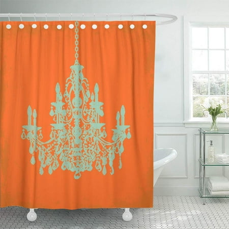 SUTTOM Orange Wall Pixdezines Mint Green Chandelier Crystal Hemlock Celosia Shower Curtain 66x72 inch
SUTTOM Orange Wall Pixdezines Mint Green Chandelier Crystal Hemlock Celosia Shower Curtain 66x72 inch