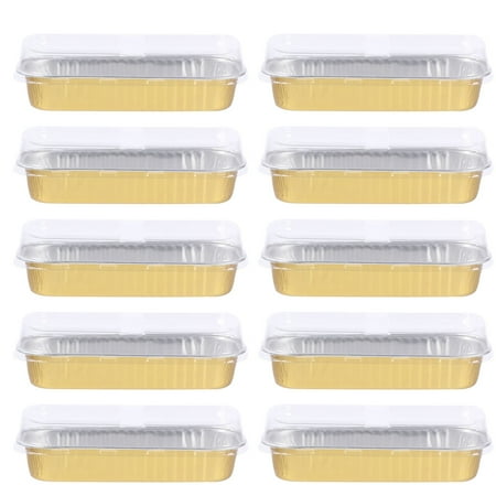 10pcs 200ml Rectangular Aluminum Foil Baking Boxes Disposable Dessert Mold Baking Pans Bakeware (Golden)
10pcs 200ml Rectangular Aluminum Foil Baking Boxes Disposable Dessert Mold Baking Pans Bakeware (Golden)